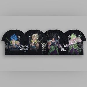 New Darc Sport X BROLY VS GOGETA [Med] “SIDE BY SIDE” OVERSIZED TEE BOX SET